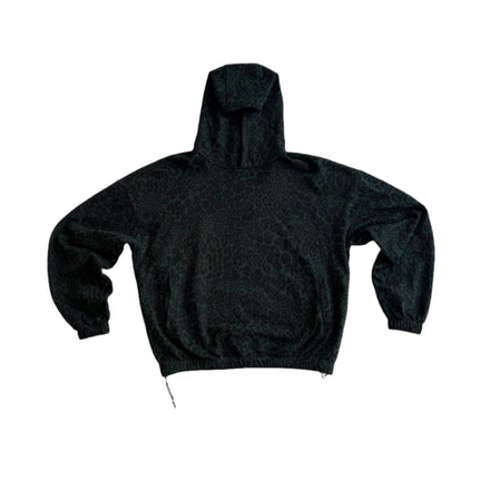 GREEN LEOPARD PRINT HOODIE (pre-order)